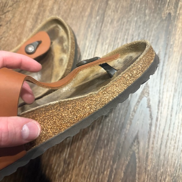Birkenstock Gizeh Thong Womens Ginger Brown Thong Sandals Size 39 US 8 Reg - Picture 11 of 11